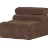 Woood 1-zits Element Novi Ribstof Mokkabruin