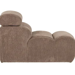 Woood 1-zits Element Novi Ribstof Taupe