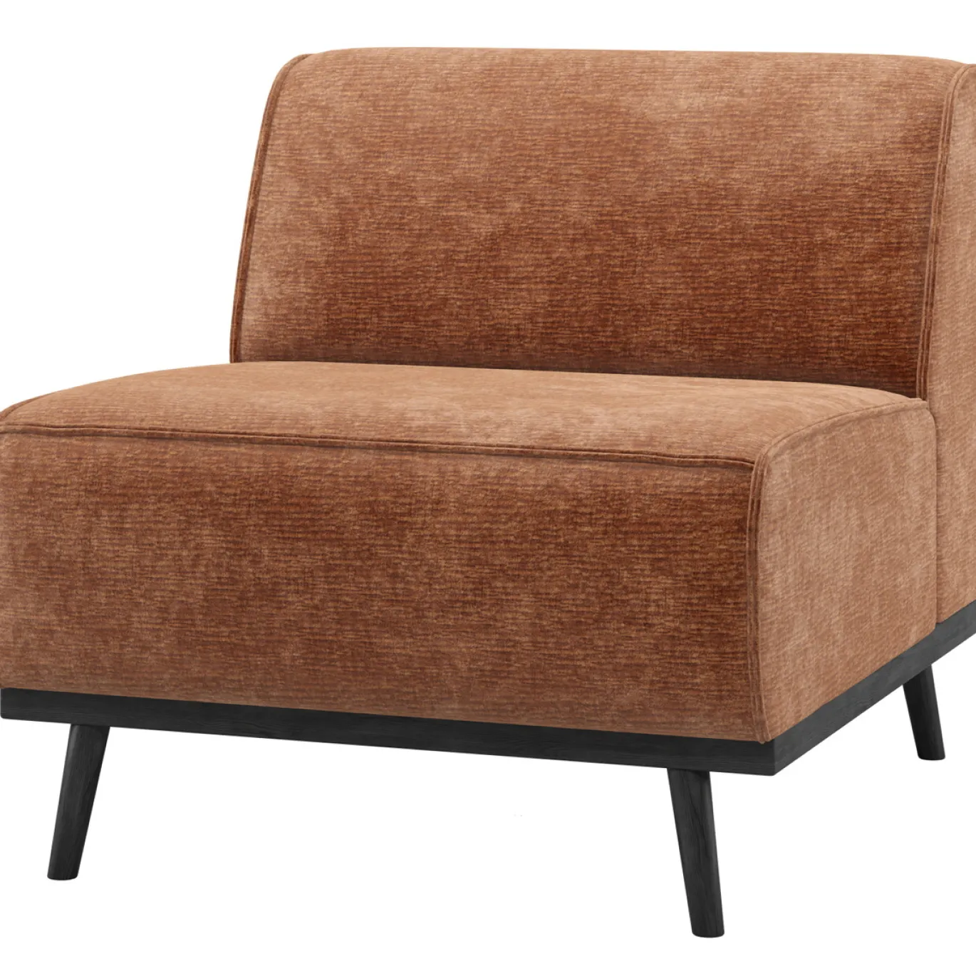 Woood 1-zits Element Statement Chenille Velvet Terra