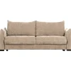 Woood 3-zits Slaapbank Jonne Chenille Naturel