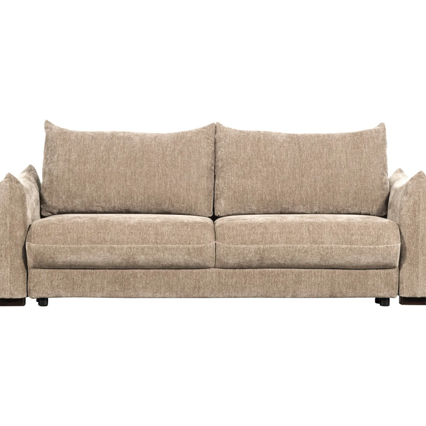 Woood 3-zits Slaapbank Jonne Chenille Naturel