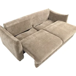 Woood 3-zits Slaapbank Jonne Chenille Naturel
