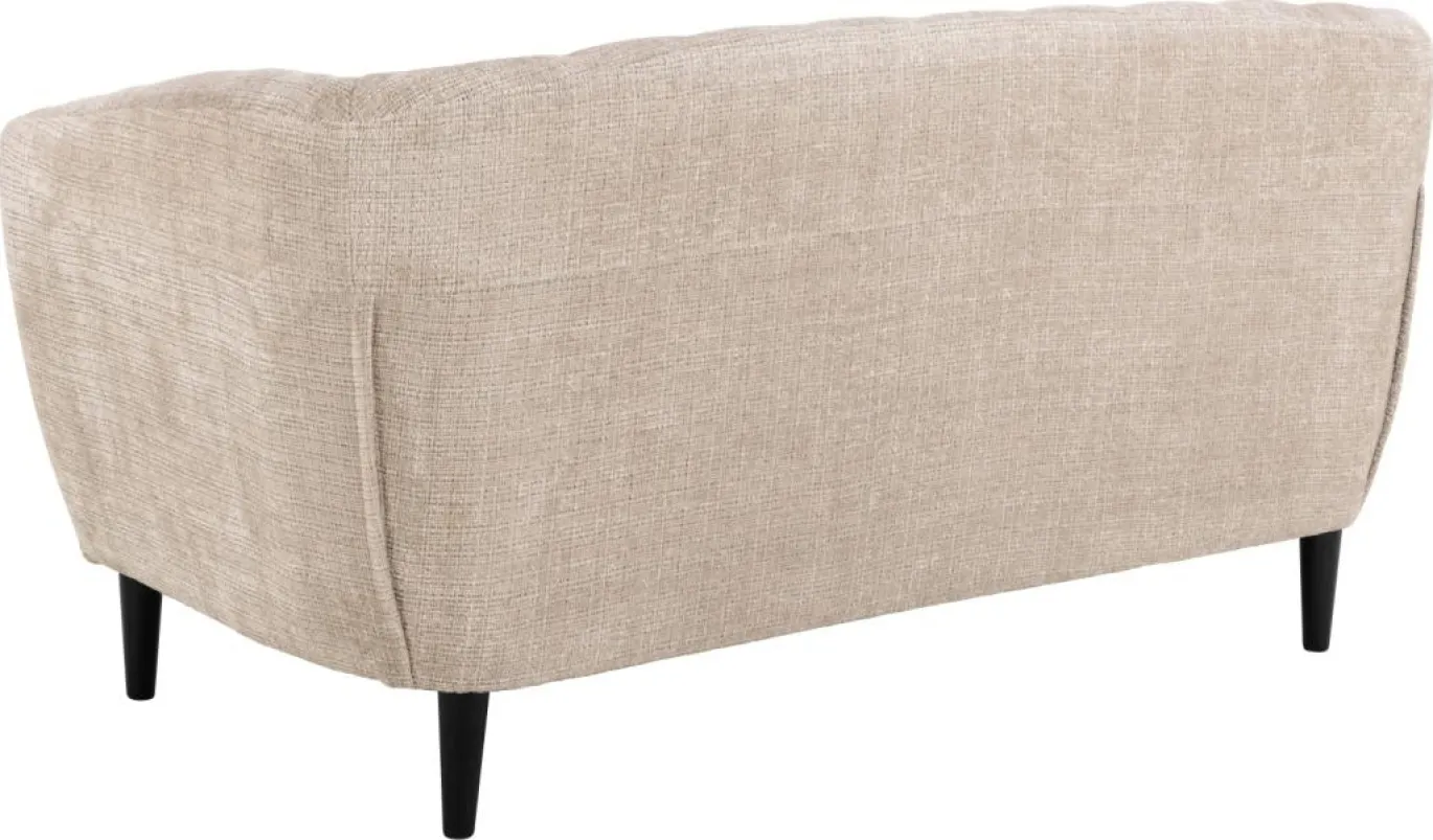 2-zits Bank Flora Beige Juto 150cm - Giga Living
