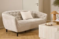 3-zits Bank Flora Beige Juto 191cm - Giga Living