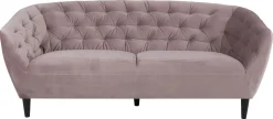 3-Zits Bank Flora Roze - Giga Living