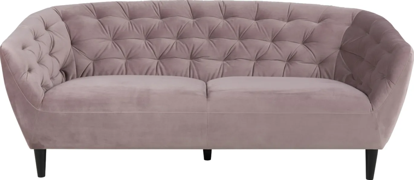 3-Zits Bank Flora Roze - Giga Living