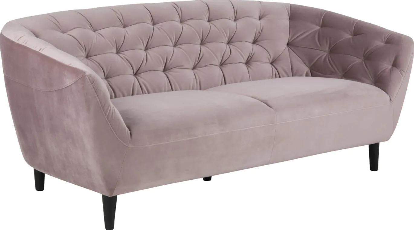 3-Zits Bank Flora Roze - Giga Living