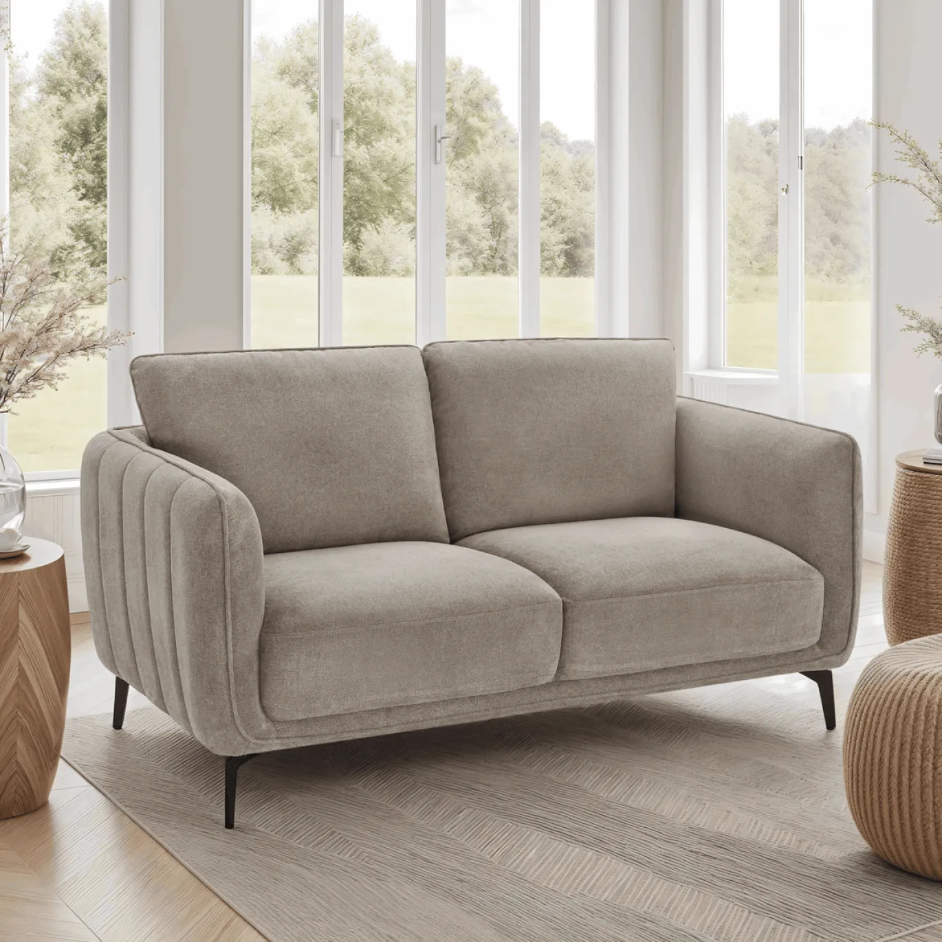 2-Zits Bank Selena Beige - Giga Meubel