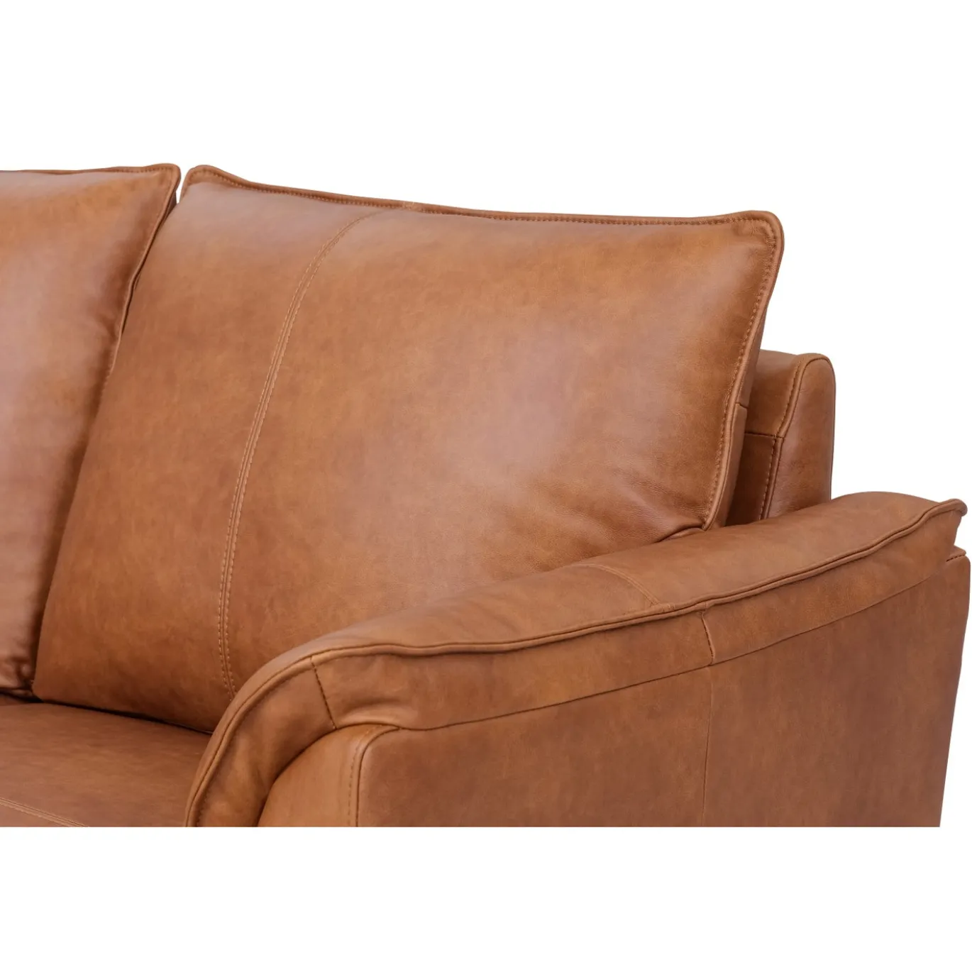 3-Zits Bank Soul Tan Leer - Giga Meubel