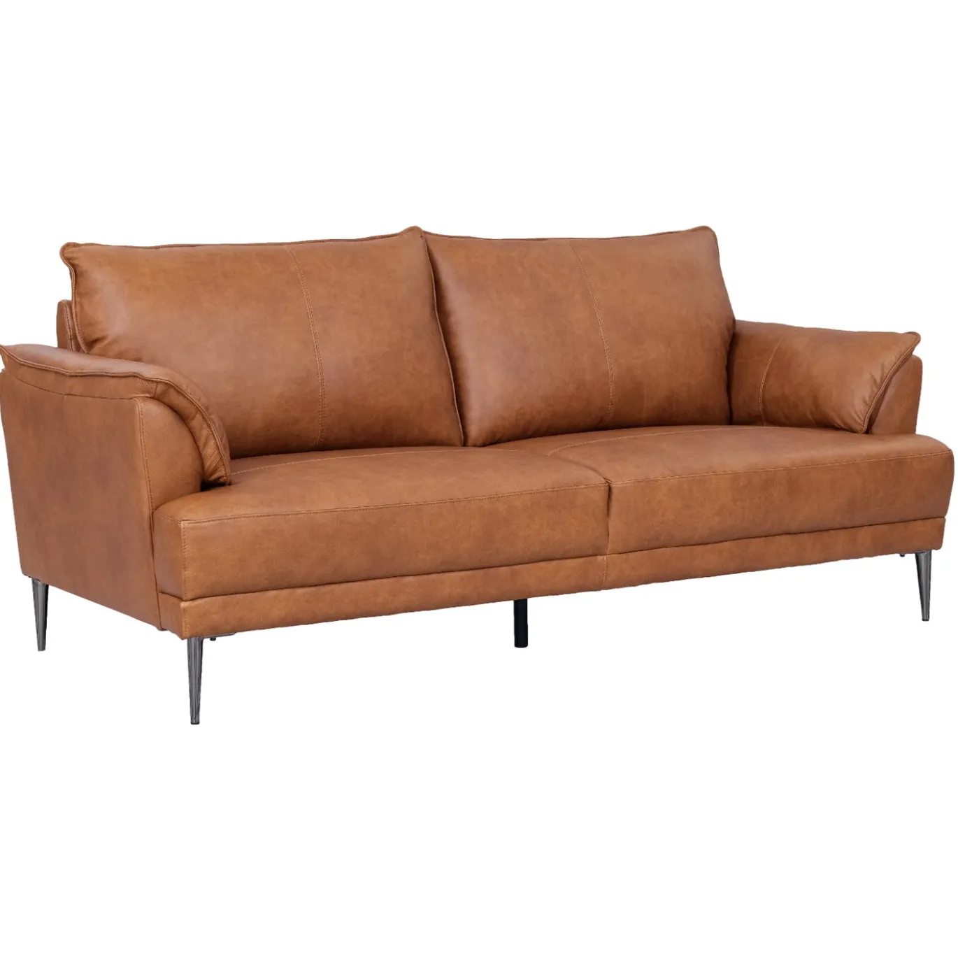 3-Zits Bank Soul Tan Leer - Giga Meubel