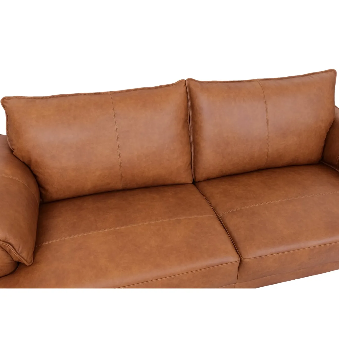 3-Zits Bank Soul Tan Leer - Giga Meubel