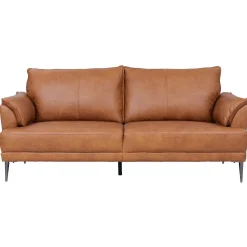 3-Zits Bank Soul Tan Leer - Giga Meubel