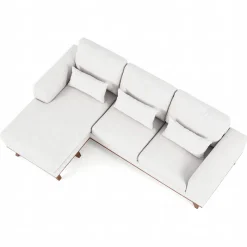 3-Zits Loungebank Grande Japandi Beige - Giga Meubel