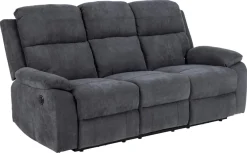 3-zits Relax Bank Rinda Donkergrijs 196,5cm - Giga Living