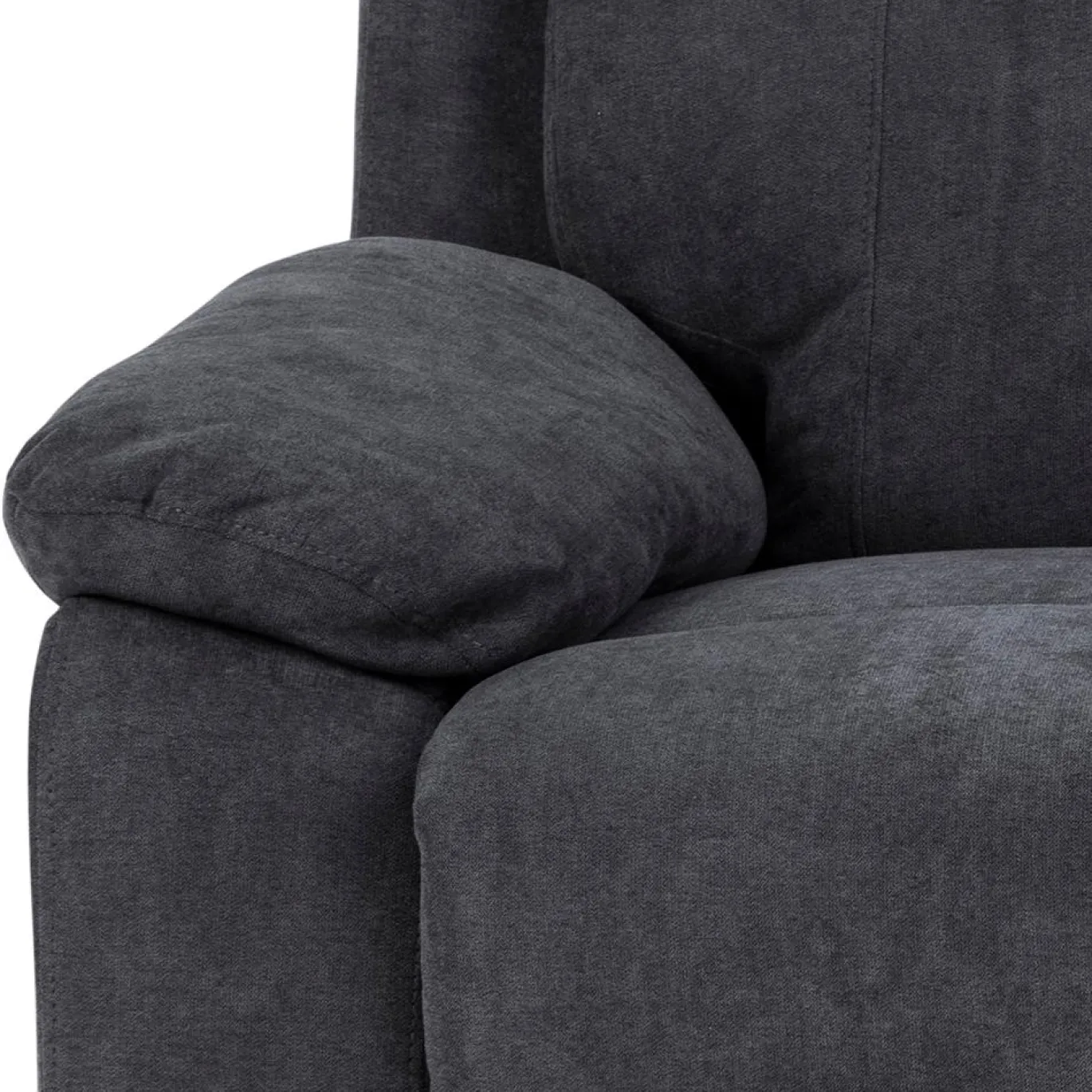 3-zits Relax Bank Rinda Donkergrijs 196,5cm - Giga Living