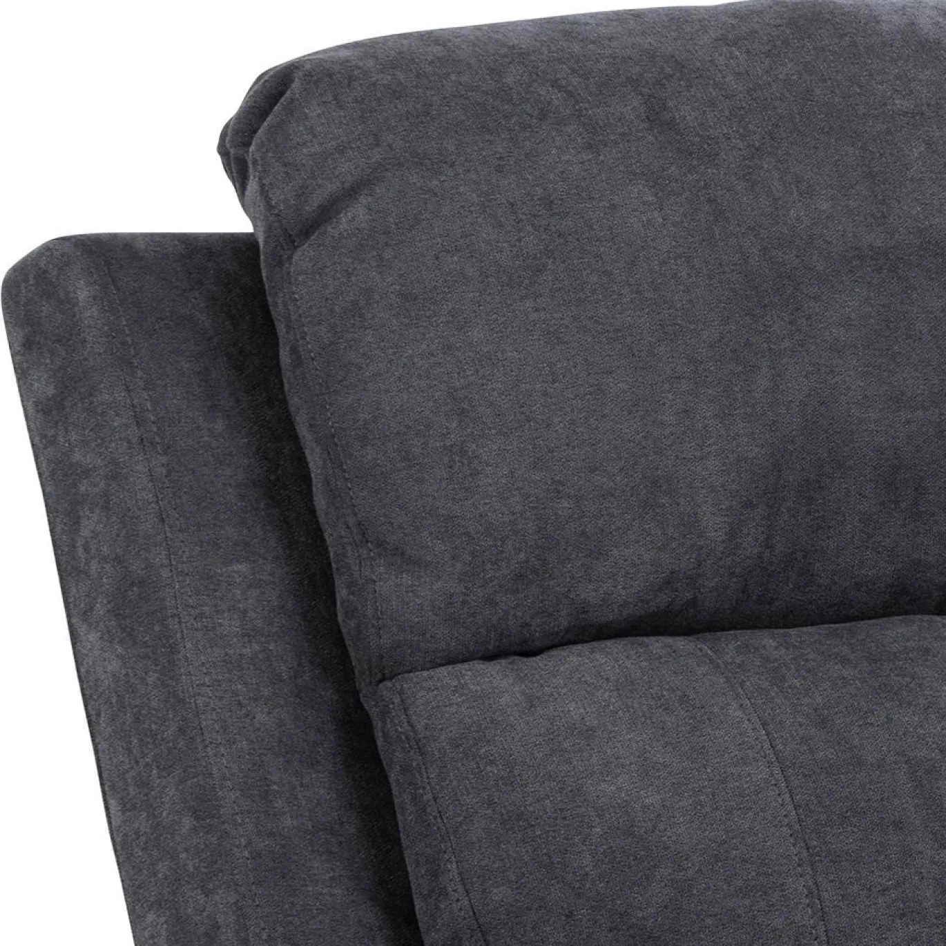 3-zits Relax Bank Rinda Donkergrijs 196,5cm - Giga Living
