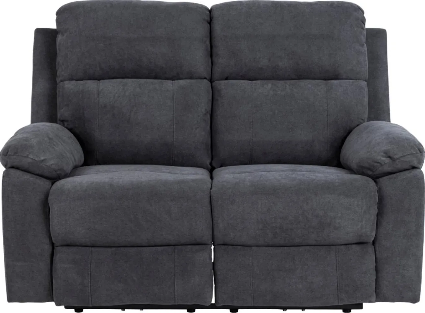 2-zits Relax Bank Rinda Donkergrijs 143,5cm - Giga Living