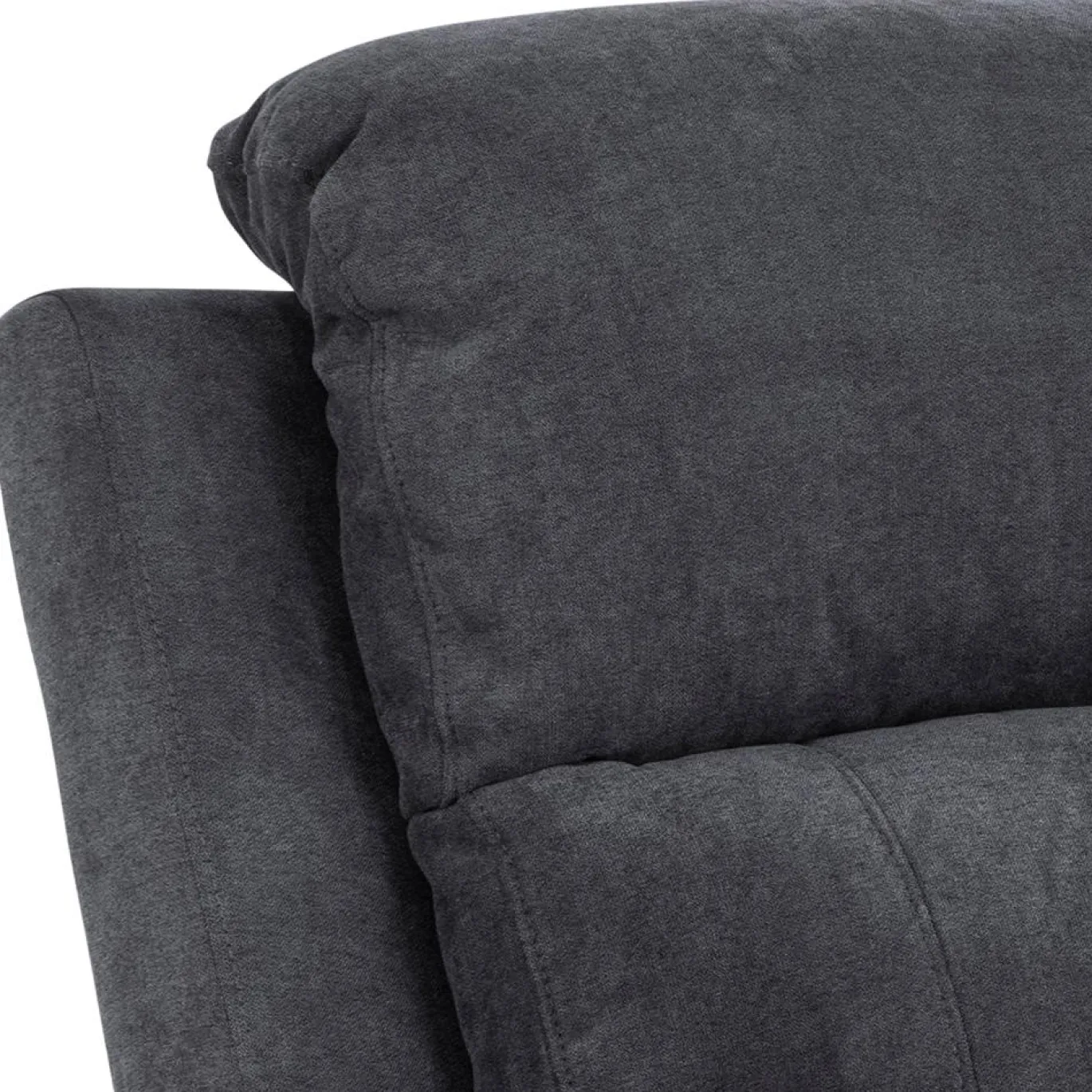 2-zits Relax Bank Rinda Donkergrijs 143,5cm - Giga Living