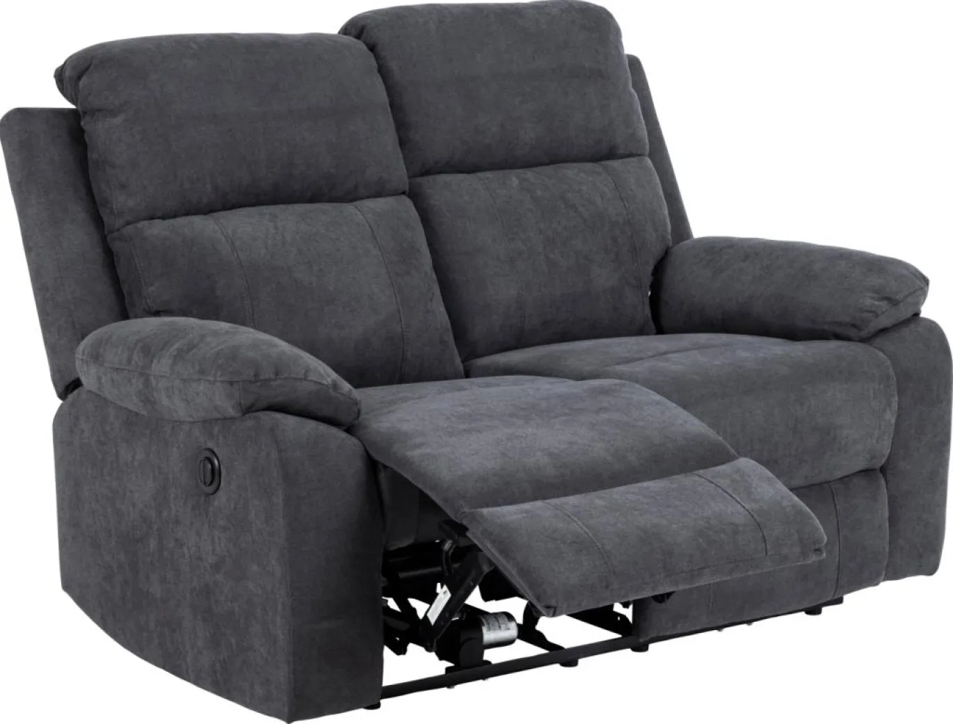 2-zits Relax Bank Rinda Donkergrijs 143,5cm - Giga Living