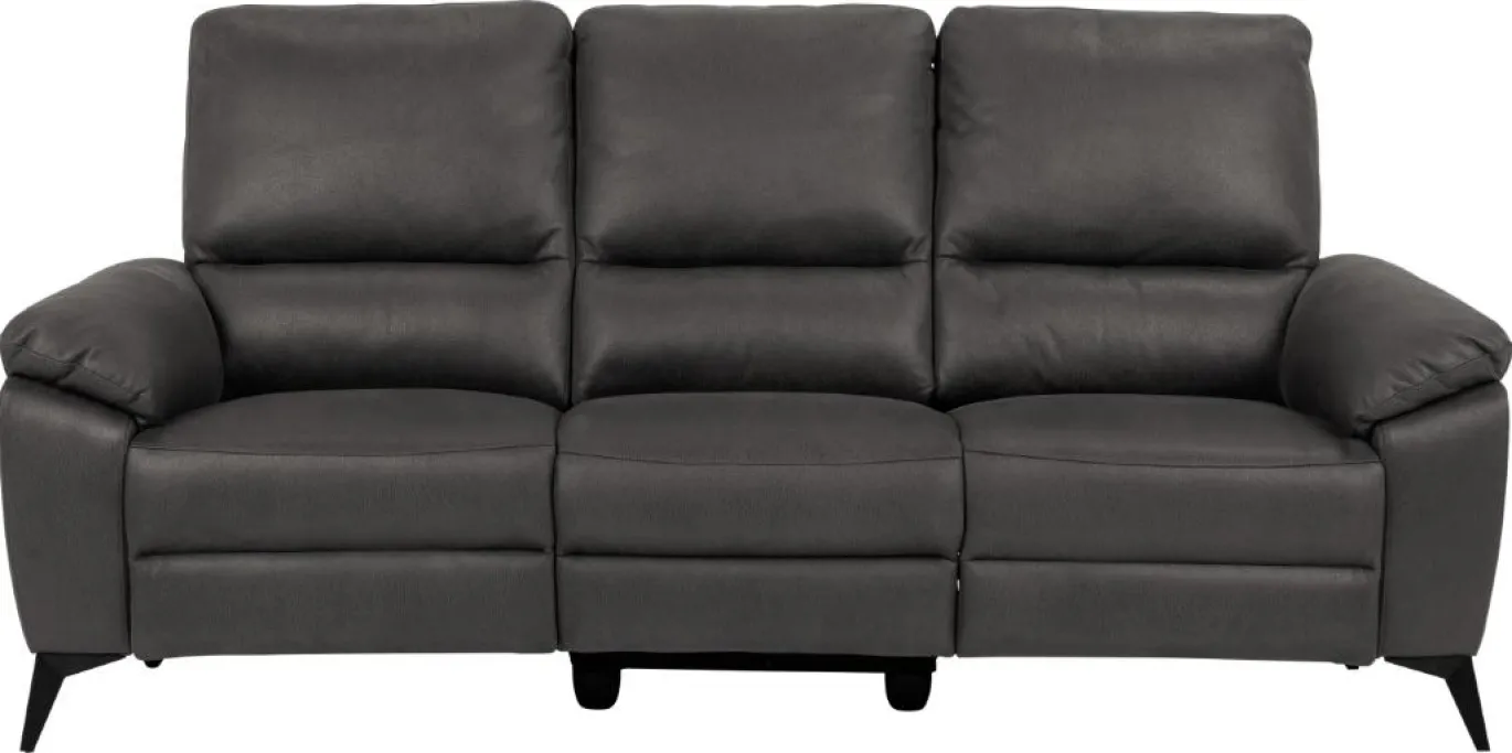 3-zits Relax Bank Ulven Grijs Barry 215cm - Giga Living