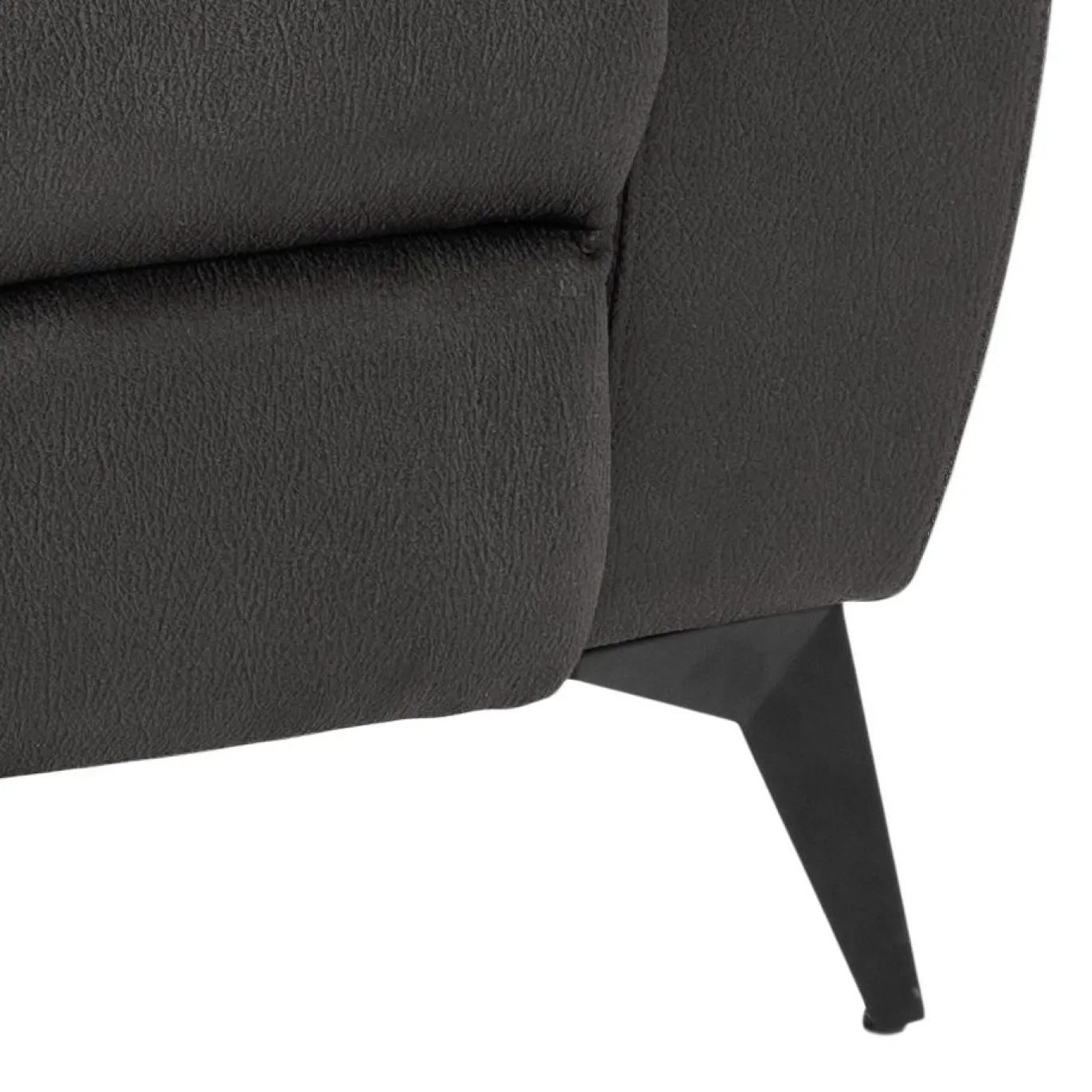 2-zits Relax Bank Ulven Grijs Barry 158cm - Giga Living