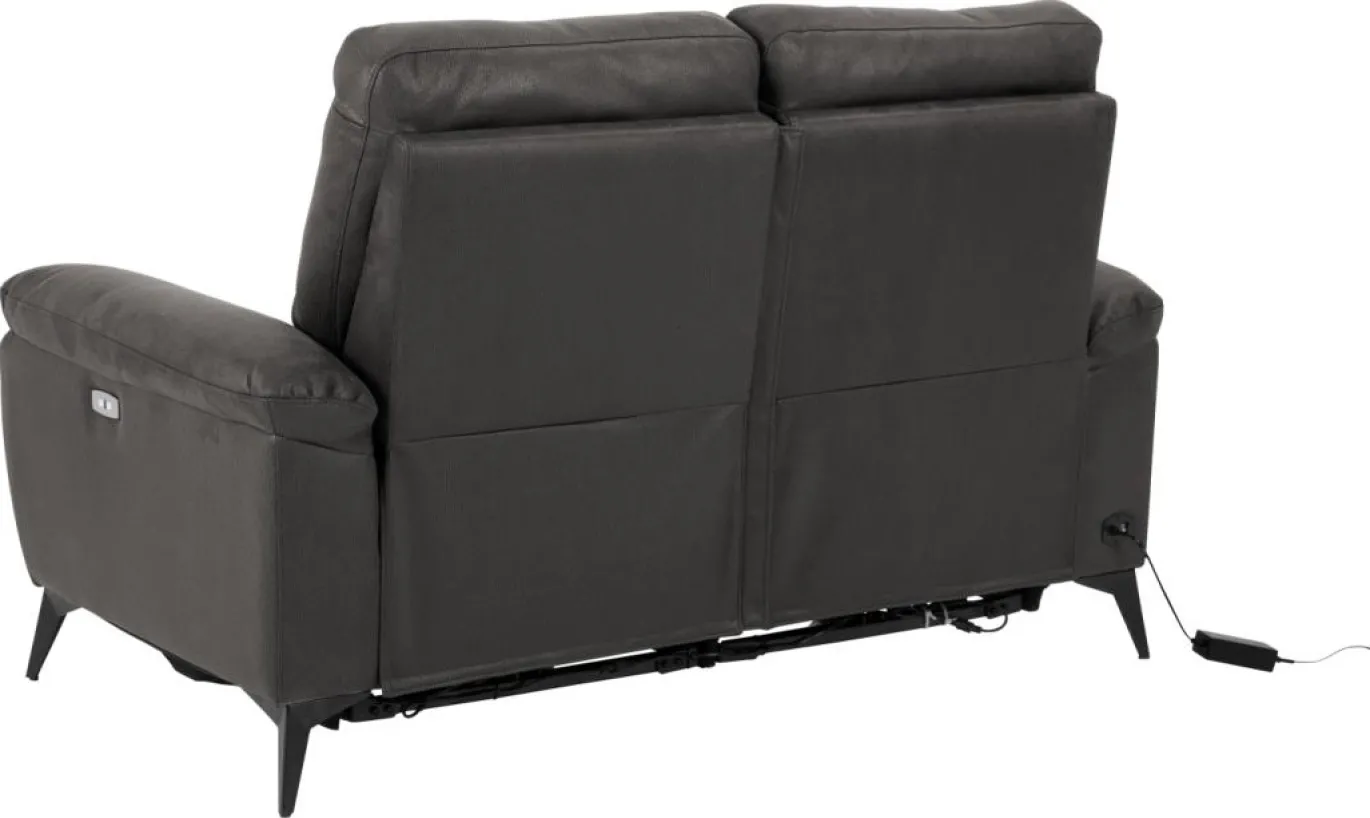 2-zits Relax Bank Ulven Grijs Barry 158cm - Giga Living