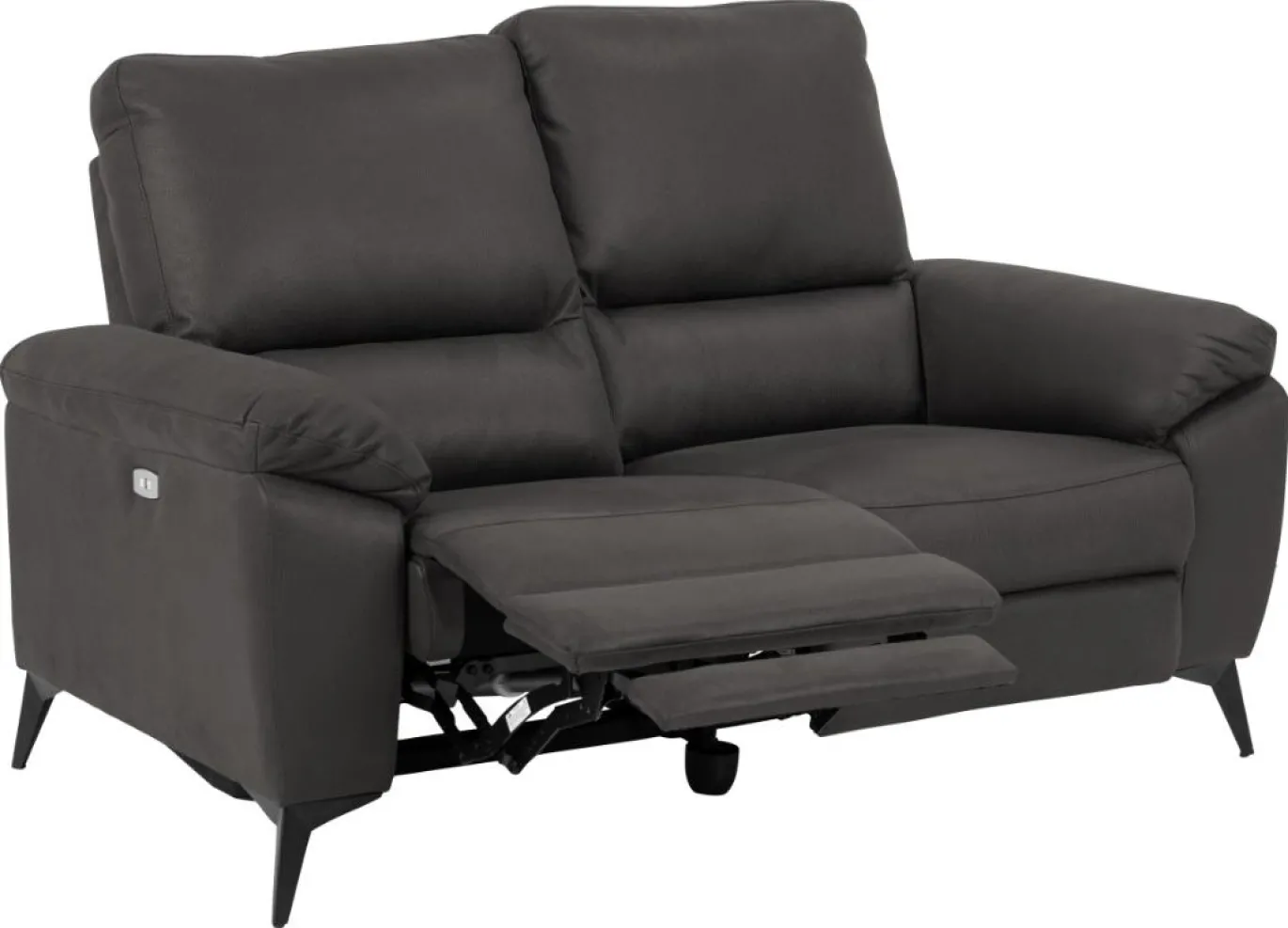 2-zits Relax Bank Ulven Grijs Barry 158cm - Giga Living