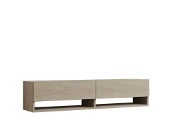 Zwevend Tv-meubel Arges Travertinlook 140cm