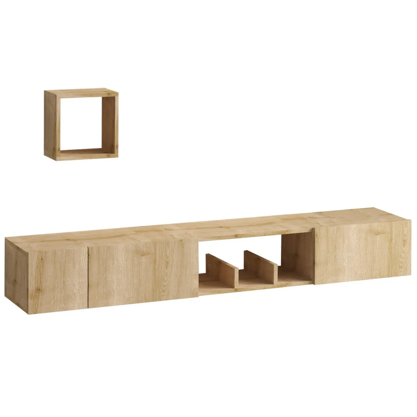 Zwevend Tv-meubel Avior Naturel 180cm