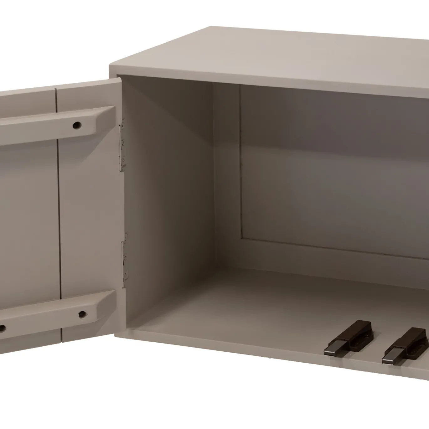Zwevend Tv-meubel Loiza Taupe 200cm 4-deurs - Giga Meubel
