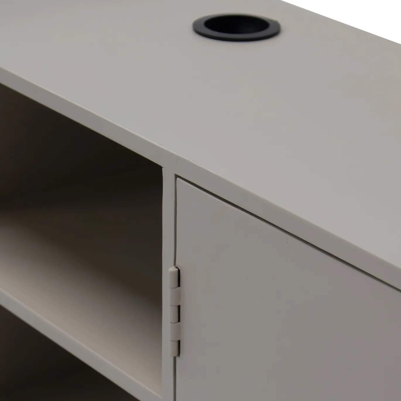 Zwevend Tv-meubel Loiza Taupe 200cm 4-deurs - Giga Meubel