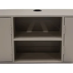 Zwevend Tv-meubel Loiza Taupe 200cm 4-deurs - Giga Meubel