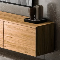 Zwevend Tv-meubel Neon Naturel 160cm