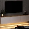 Zwevend Tv-meubel Neon Wit 160cm