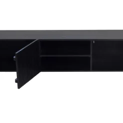 Zwevend Tv-meubel Roman Zwart 150cm - Giga Meubel