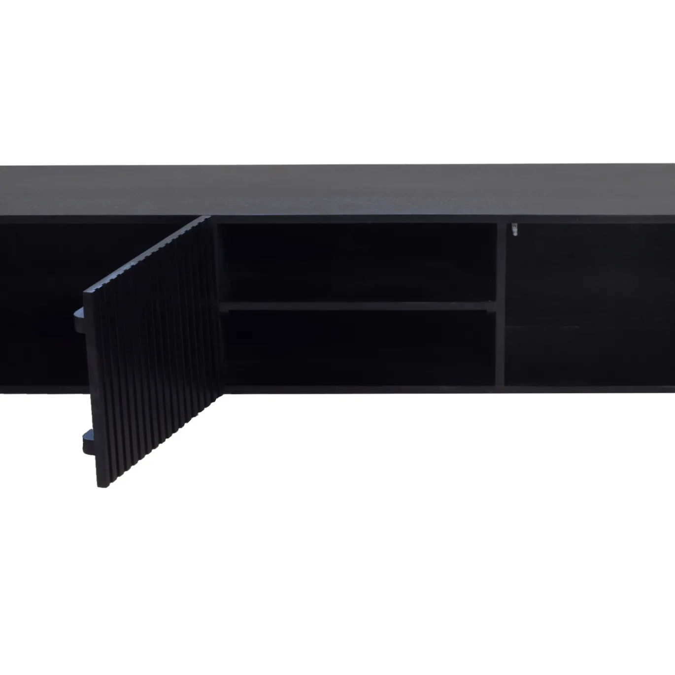 Zwevend Tv-meubel Roman Zwart 150cm - Giga Meubel