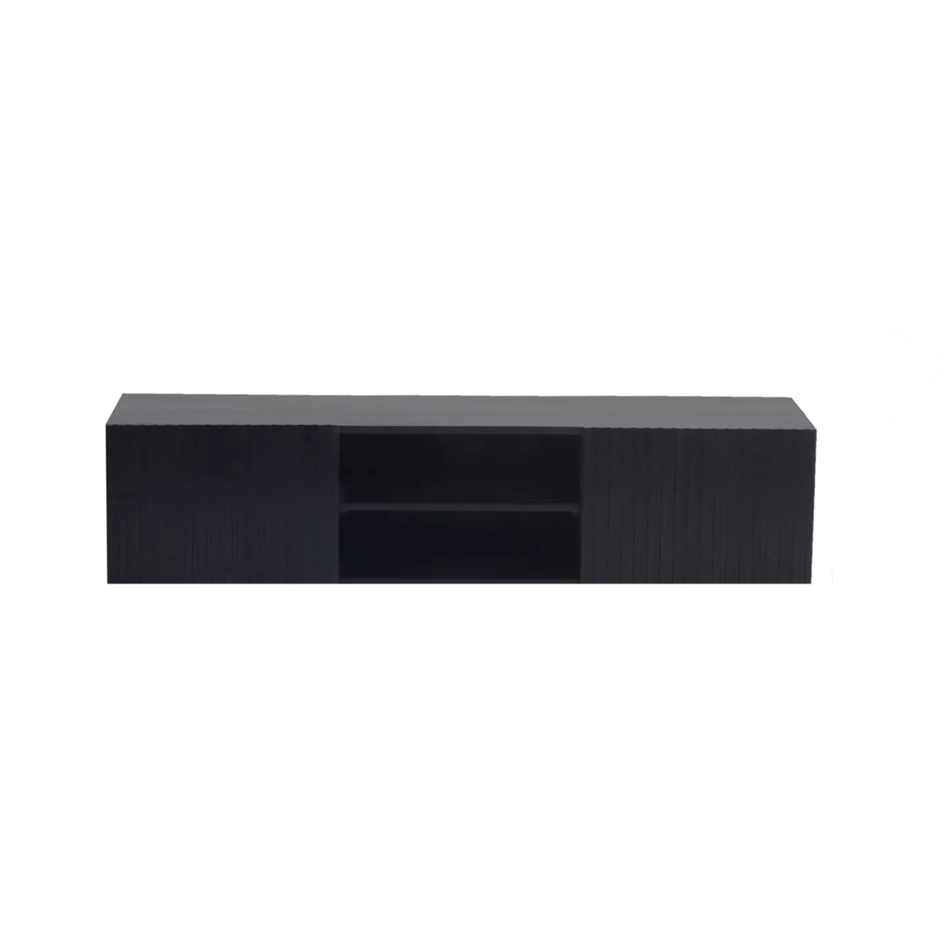 Zwevend Tv-meubel Roman Zwart 150cm - Giga Meubel