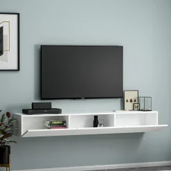 Zwevend Tv-meubel Terra Wit 180cm